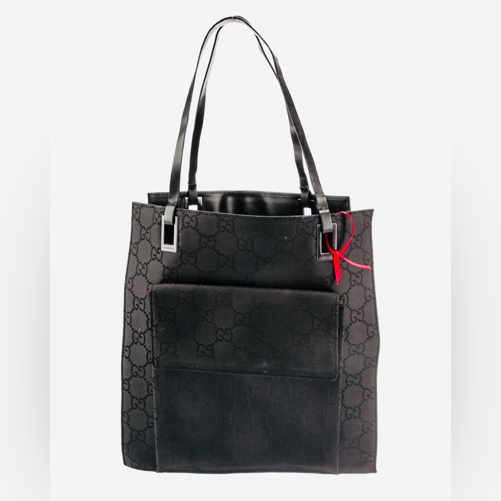 Gucci Black Monogram Tote - Picture 2 of 15